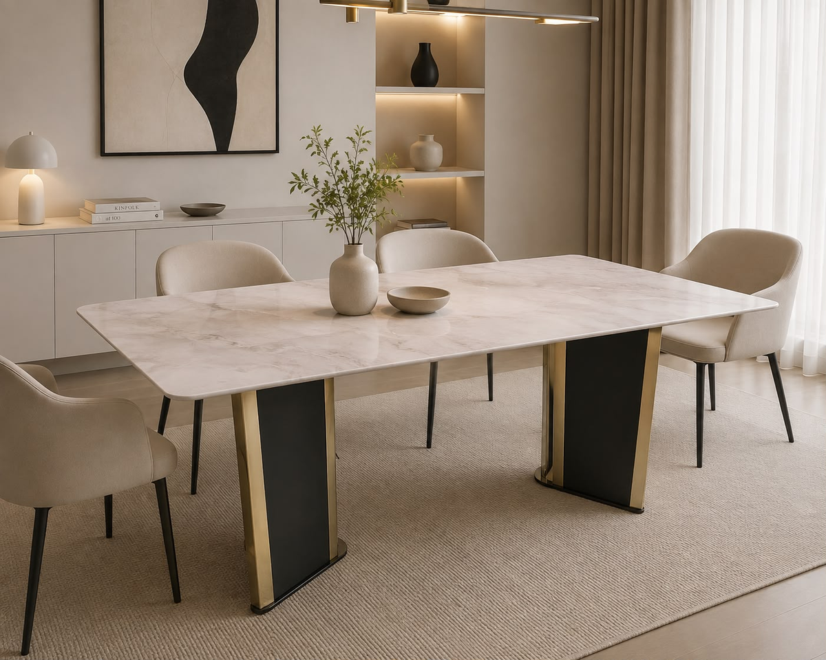 Rose Quartz Dining Table