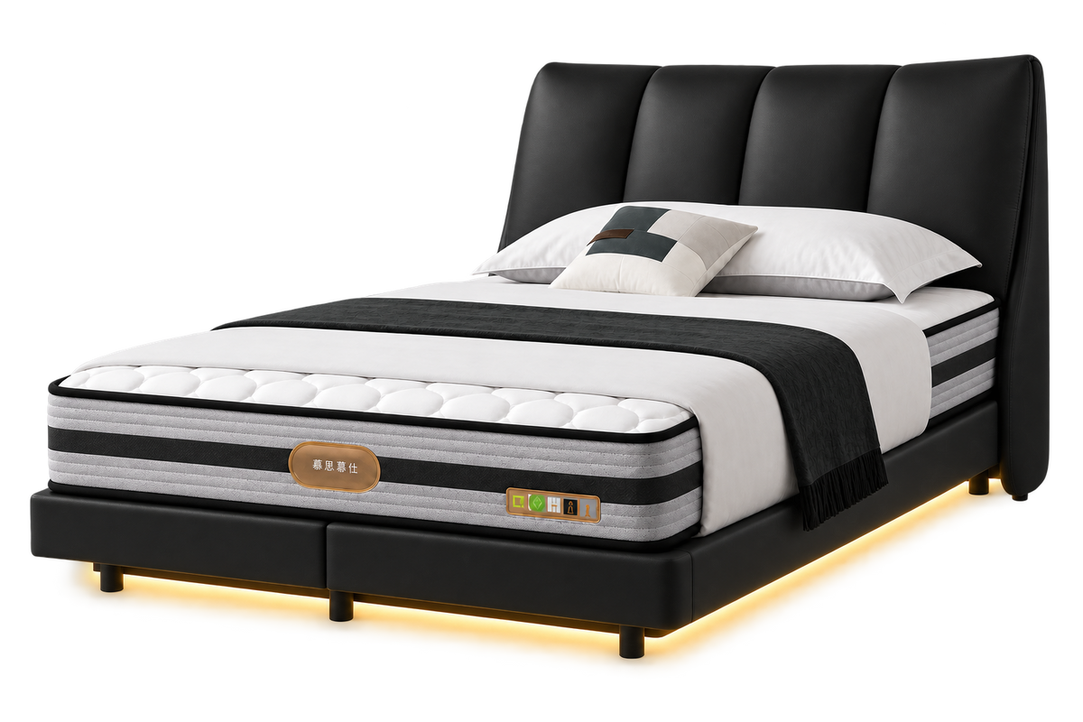 Veyra Floating Bed with Led Lights
