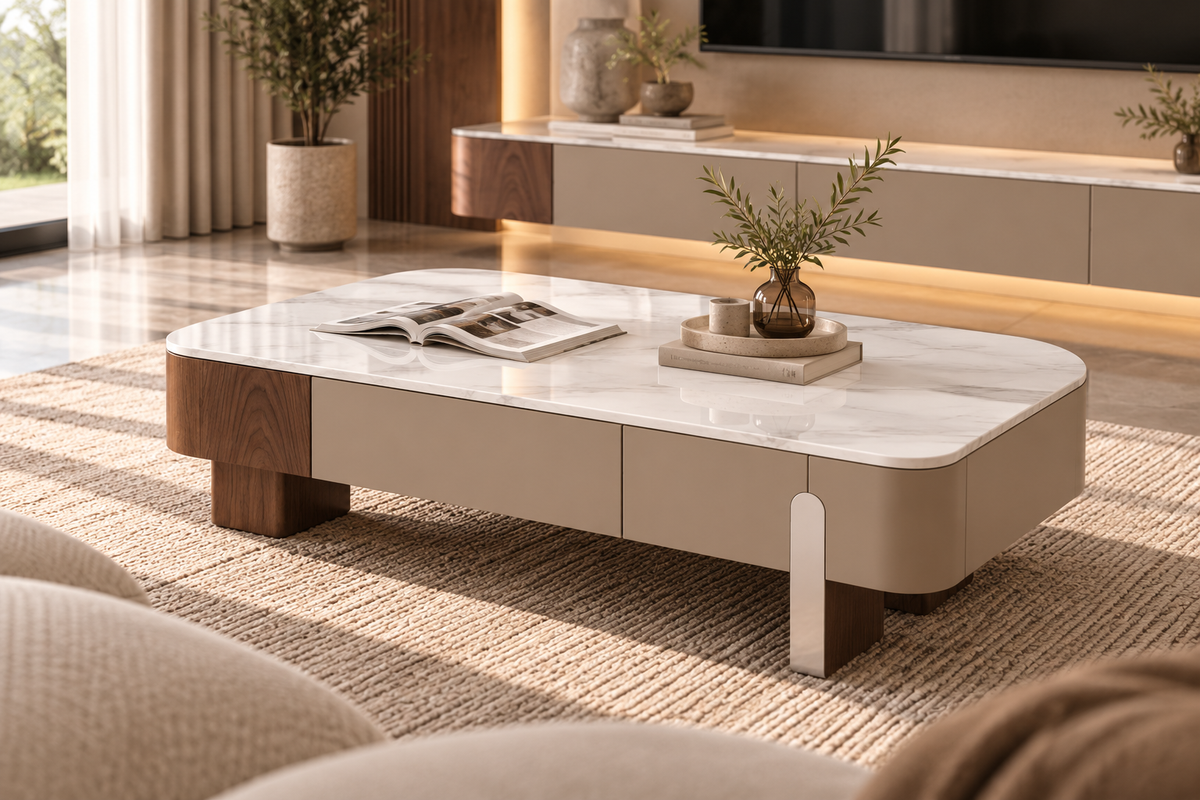Kiri Tv Console & Coffee Table