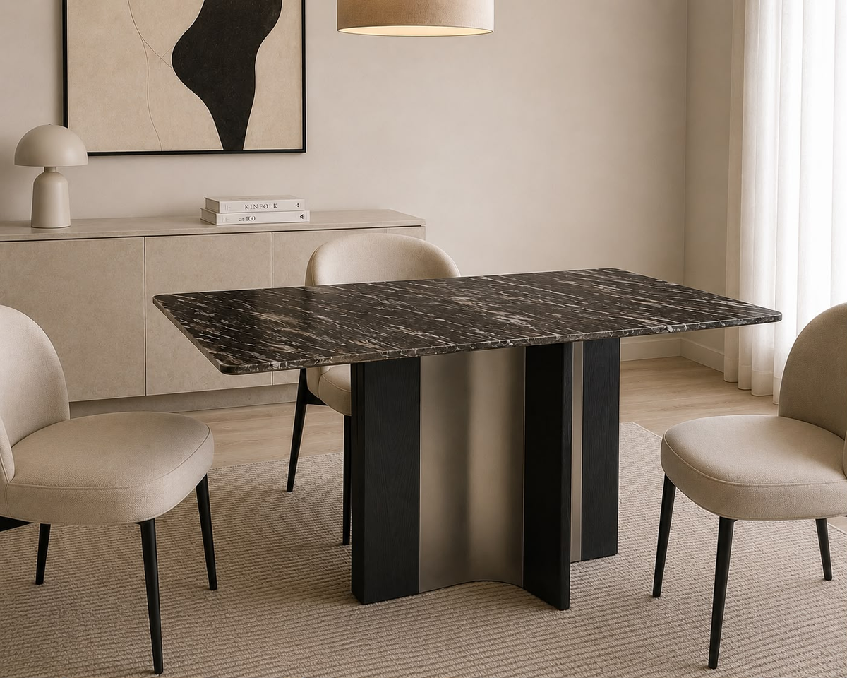 Black Aurora Dining Table