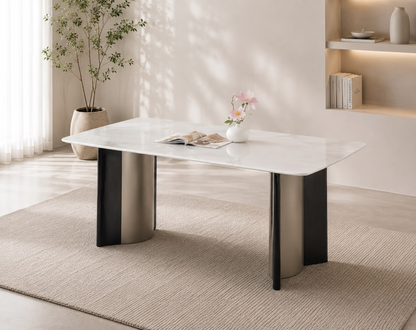 Elara Bianco Dining Table