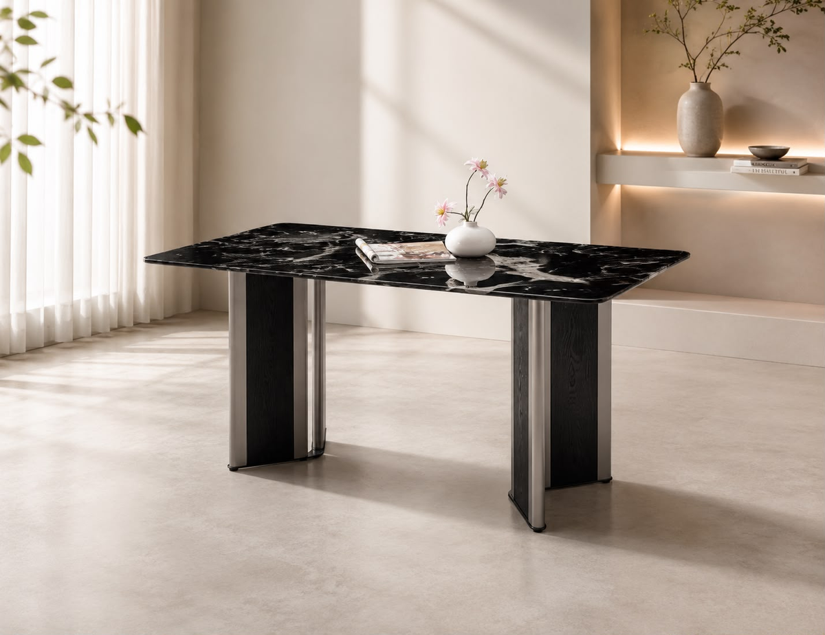 Black Rose Dining Table