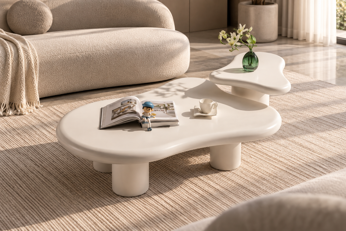 Cream Coffee Table