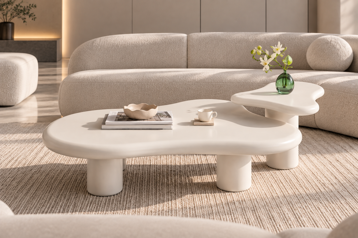Cream Coffee Table