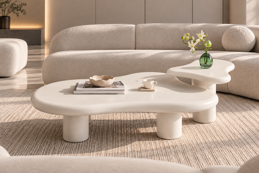 Cream Coffee Table