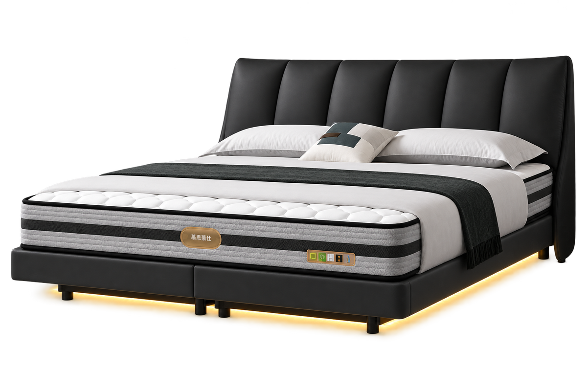 Veyra Floating Bed with Led Lights
