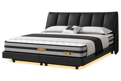 Veyra Floating Bed with Led Lights