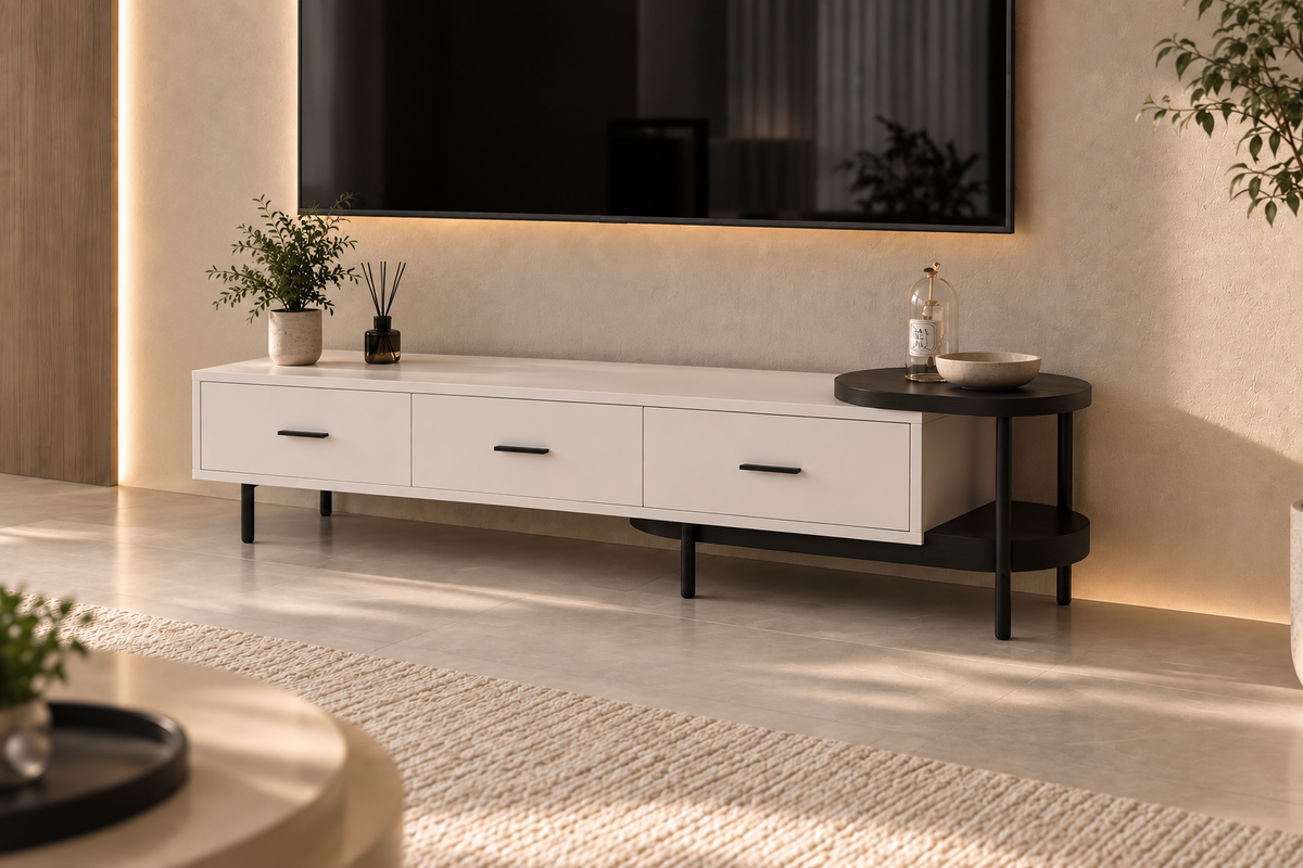 Vela Tv Console and Coffee Table