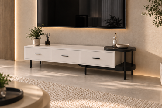 Vela Tv Console and Coffee Table